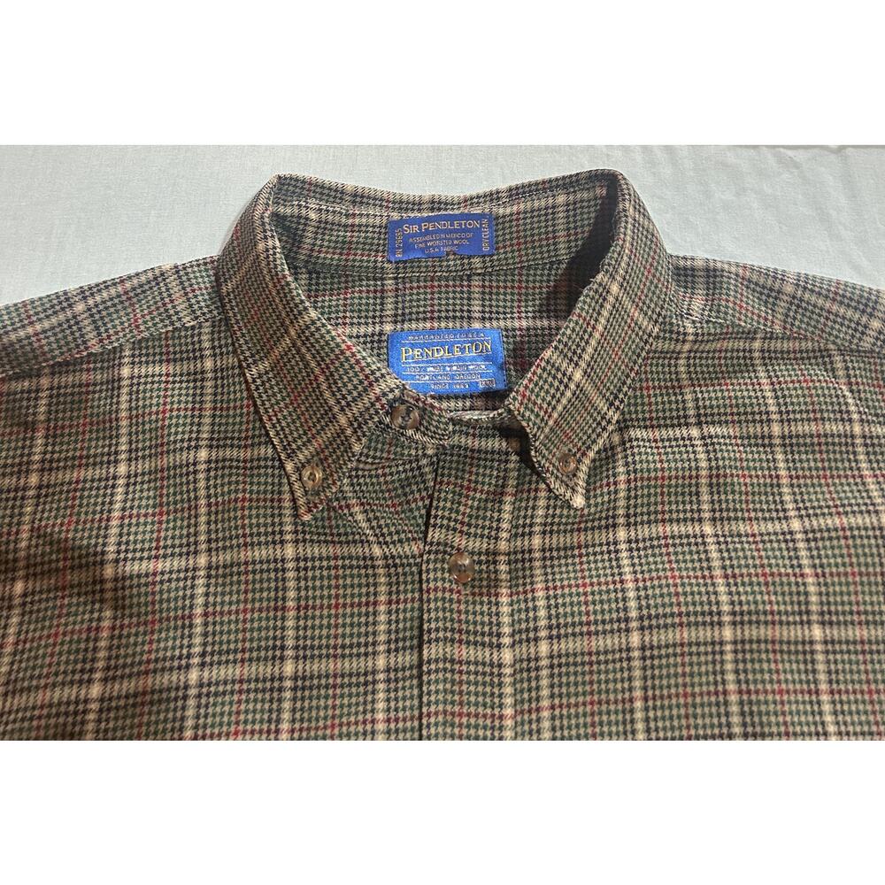 Pendleton Sir Pendleton Wool Plaid Button Down Sh… - image 4